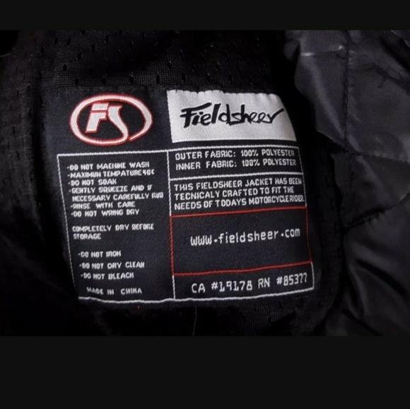 FieldSheer Mens Padded  Zip-In Quilted Liner Motor - Picture 10 of 12